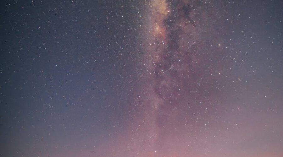 desert sands under starry sky