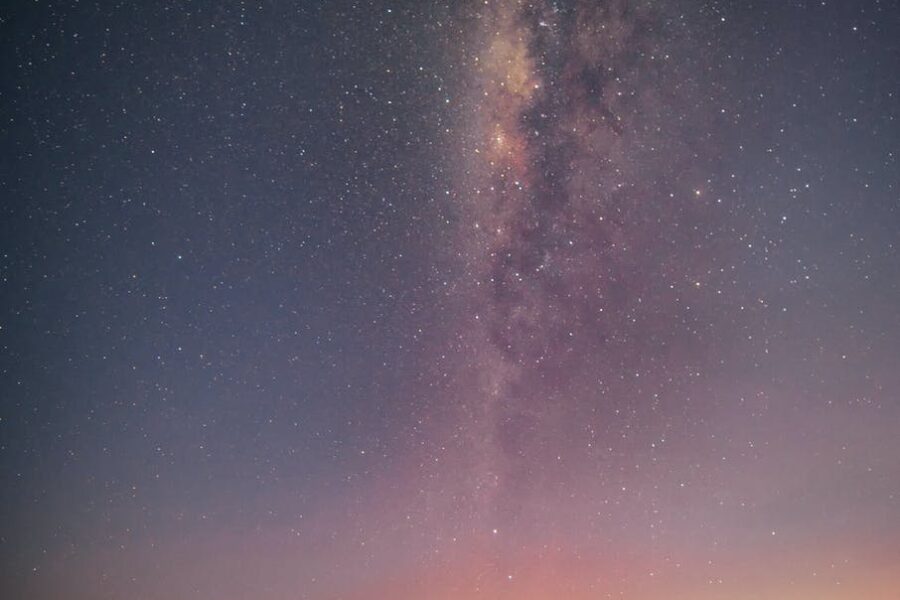 desert sands under starry sky