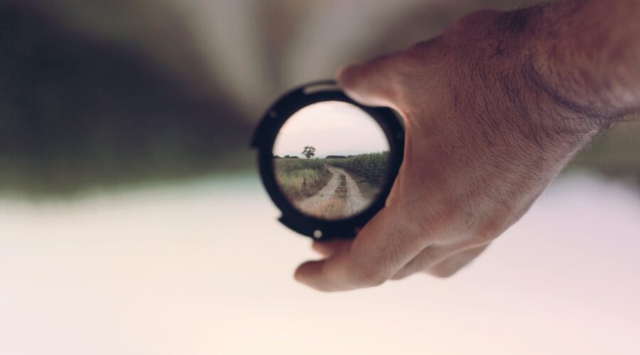 binocular country lane filter focus